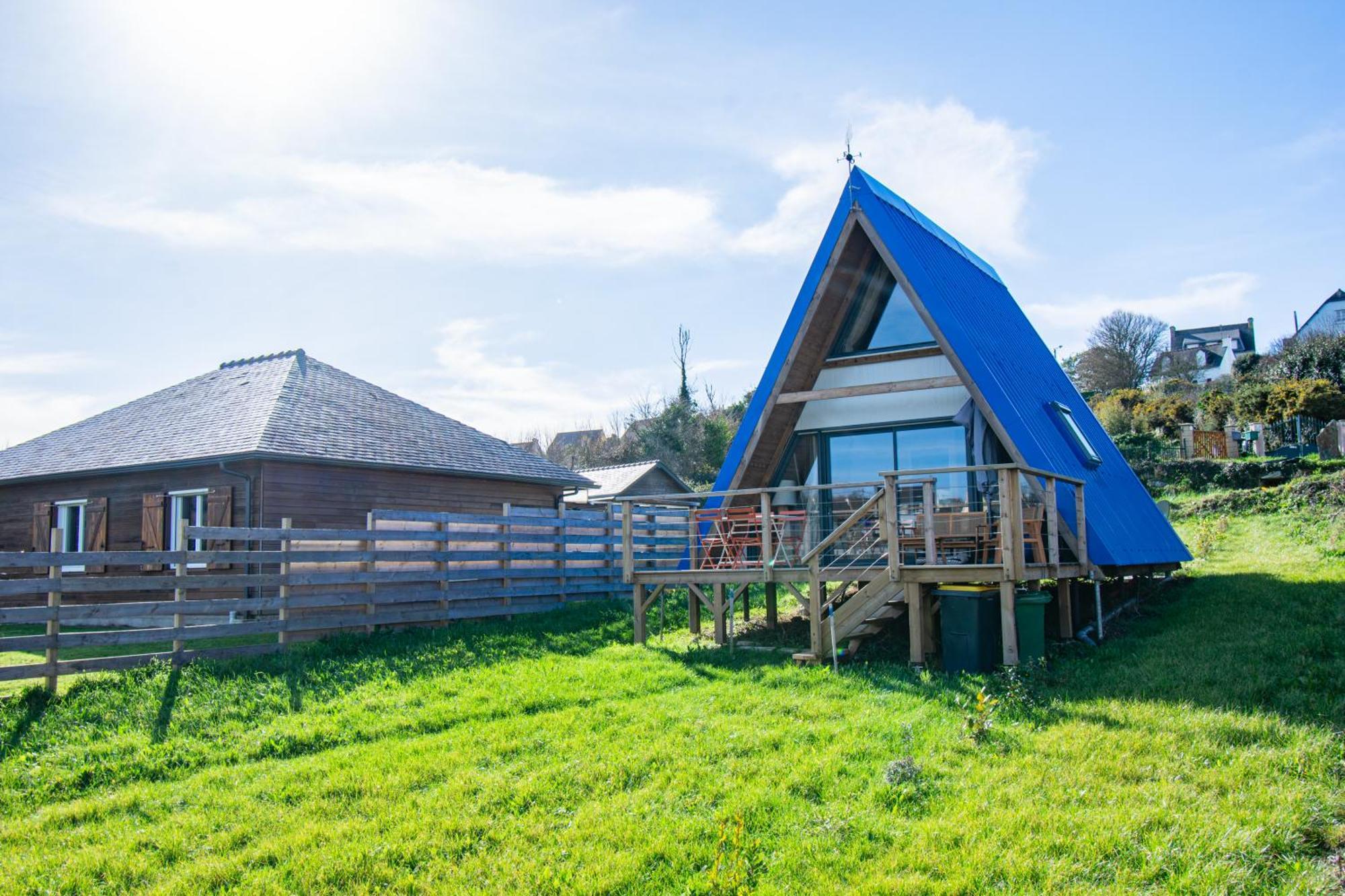 Le Tipi Bleu Tiny House Neuve Avec Terrasse Et Jardin Villa Camaret-sur-Mer Eksteriør bilde
